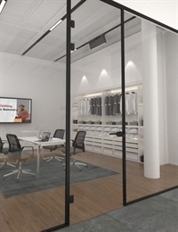 مزایای پارتیشن شیشه‌ای اداری: نور، حریم و ظاهر