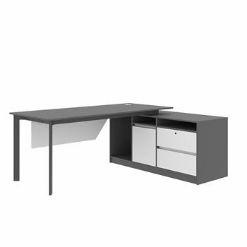 ميز کارشناسي پايه فلزي با ساید کوتاه مدل 551