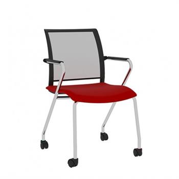 صندلی چهارپایه چرخدار نیلپر مدل NOCF 450C