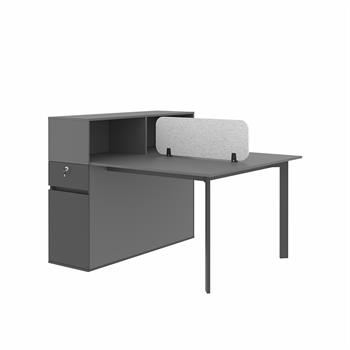 میز کارگروهی یک طرف باکس نیلپر مدل NODG551-B 